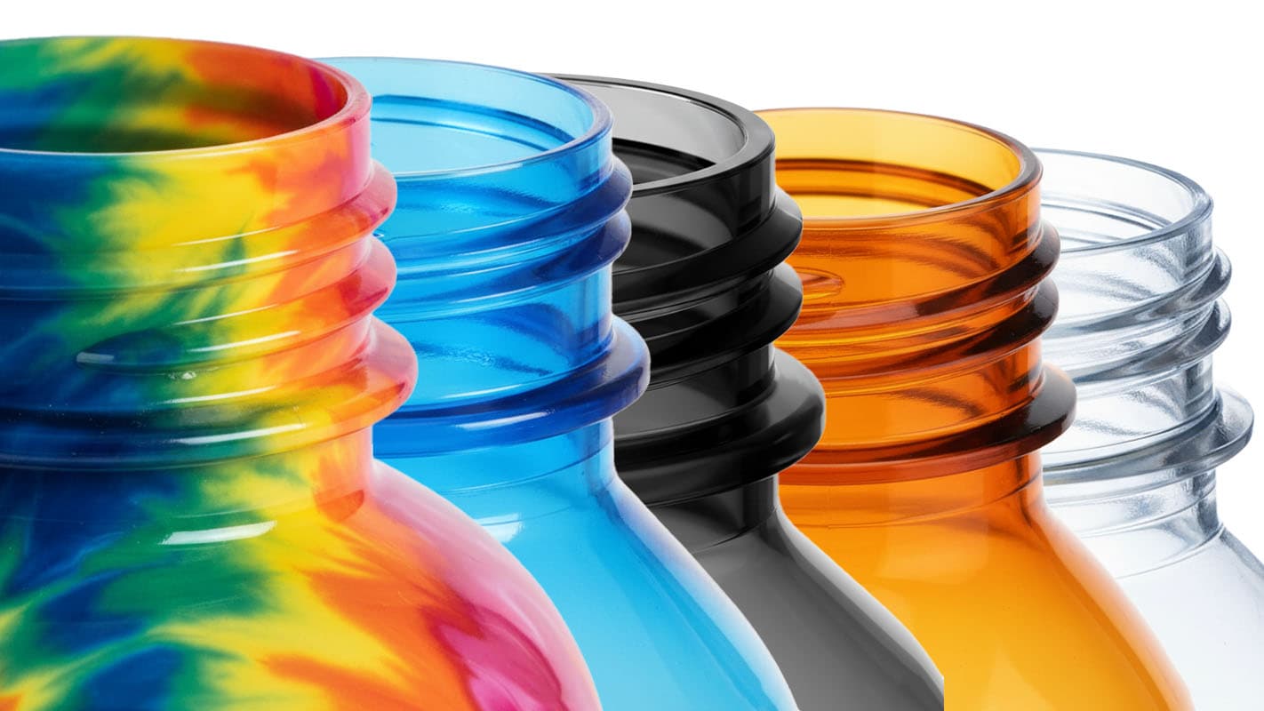 Plastic packaging color and recyclability science